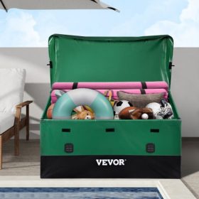   VEVOR kültéri tárolódoboz terasz fedélzeti doboz 230 gallon vízálló PE ponyva
