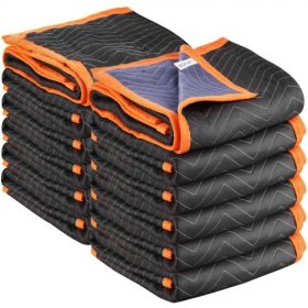   VEVOR Mozgótakarók 12 db, 1829 x 1016 mm (14,5 kg/dz) Nagyméretű csomagolótakarók pamut töltettel, strapabíró, nem szőtt anyaggal bélelt költöztetőtakaró szállításhoz, csomagoláshoz, bútorok védelméhez