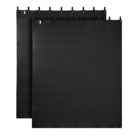   VEVOR 2 db-os hangszigetelő takarók, 2438 x 2032 mm, extra nagy hangszigetelő takaró szegélyekkel, stúdió takaró pamut töltettel, ablakhoz, ajtóhoz, fényvédőhöz, zenei felvételekhez