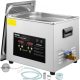 VEVOR 15L továbbfejlesztett ultrahangos tisztító (600 W-os fűtőberendezés, 360 W-os ultrahangos) Professzionális digitális laboratóriumi ultrahangos alkatrésztisztító fűtőidőzítővel üveg fogászati ​​eszközök tisztításához