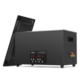   VEVOR 30L Sonic Cleaner, 600W digitális ultrahangos tisztítógép továbbfejlesztett gáztalanítással és gyengéd üzemmóddal, 40kHz ipari ultrahangos tisztító időzítővel és fűtővel ékszerkészítő eszközökhöz