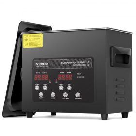   VEVOR 3L ultrahangos tisztító, 120 W-os digitális ultrahangos tisztítógép gyengéd üzemmóddal és továbbfejlesztett gáztalanítással, 40 kHz-es ultrahangos tisztítógép fűtőberendezéssel és időzítővel ékszerekhez, szemüvegekhez, szers