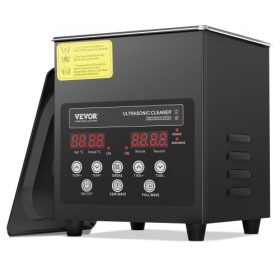   VEVOR 2L ultrahangos tisztító, 60 W-os digitális szonikus tisztítógép gyengéd üzemmóddal és továbbfejlesztett gáztalanítással, 40 kHz-es ultrahangos tisztítógép fűtőberendezéssel és időzítővel ékszerekhez, szemüvegekhez, szerszámo