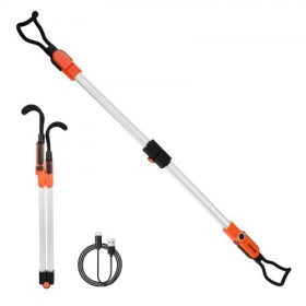   VEVOR motortéri munkalámpa, 2300LM, 6000mAh újratölthető, fényes LED-es lámpa, hordozható, vezeték nélküli szerelői munkalámpa kampókkal, autójavításhoz, garázs-, műhely-, vészvilágításhoz