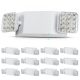 VEVOR 12 darabos kereskedelmi vészvilágítás, 3 W, fehér LED-es vészkijárat-világítás 180 perces tartalék akkumulátorral, állítható 2 LED-es, négyzet alakú fejjel, mennyezetre vagy falra szerelhető, áramkimaradás esetére