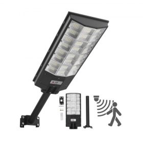   VEVOR 8000W napelemes utcai lámpa kültéri, 450000LM, kereskedelmi parkoló világítás alkonyattól hajnalig, LED árvízvédelmi lámpa mozgásérzékelővel, IP65 vízálló kültéri világítás, kocsifelhajtó udvarára, 1 csomag
