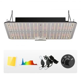   VEVOR LED Grow Light, 150 W teljes spektrumú, szabályozható, nagy hozamú Samsung 2B1B dióda termesztő lámpa beltéri növények palánták zöldség- és virágháztartásához, Daisy lánchajtó 3 x 3 ft-os termesztősátorhoz
