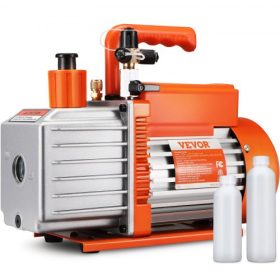   VEVOR 5 CFM vákuumszivattyú légkondicionáló vákuumszivattyú 2 fokozatú forgólapátos HVAC