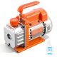 VEVOR vákuumszivattyú, 3,5 CFM 99 L/perc, HVAC egyfokozatú forgólapátos AC vákuumszivattyú, R134a R22 R410a rendszerekhez, 4 pólusú motor, gépjárművek klímaberendezéseinek karbantartásához, gyanta gáztalanításához, olajjal együtt