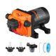 VEVOR vízmembrános szivattyú, 13,25 liter, 55 PSI névleges nyomás (40-80 PSI állítható), 12,7 mm-es MNPT önfelszívó permetező szivattyú nyomáskapcsolóval lakókocsikhoz, kempingekhez, tengeri hajókhoz, gyepre, FCC tanúsítvánnyal