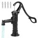 VEVOR Antik Kút Kézi Kancsószivattyú, 6,7 m (22 láb) maximális emelés, öntöttvas kézi kézi vízpumpa ergonomikus fogantyúval NPT31,8 mm (1-1/4") Könnyű telepítés, régimódi kültéri otthoni, udvari, kerti, tó, farm, fekete