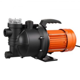   VEVOR sekélykútú sugárszivattyú, 1300 W, 230 V, 4800 l/óra maximális áramlási sebesség, PP kerti kútú sugárszivattyú 8 m szívómagassággal, hővédelemmel, európai feszültségszabványokkal, kerti öntözéshez, gyepöntözéshez