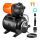 VEVOR 745 W (1 LE) sekélykútú szivattyú nyomástartállyal, 63 l/perc (1000 GPH), automatikus öntözővíz-rásegítő szivattyú 50 m (164 láb) emeléssel 1,4/2,8 bar (20/40 PSI) nyomáskapcsolóval, hőre lágyuló szivattyúfejjel otthoni kert