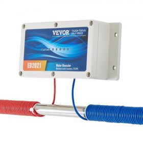   VEVOR elektronikus vízkőoldó rendszer, teljes házra kiterjedő sómentes vízkőoldó, keményvíz-kondicionáló a vízkőlerakódás csökkentésére, mindenféle vízvezetékhez, több mint 10 évig tartós