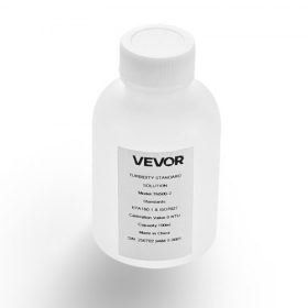   VEVOR zavarosságkalibrációs oldat, 0 NTU, 100 ml űrtartalom, standard zavarosságmérő oldat utántöltő, nulla drift a stabil koncentrációért, használatra kész, fehér és vörös fényhez egyaránt