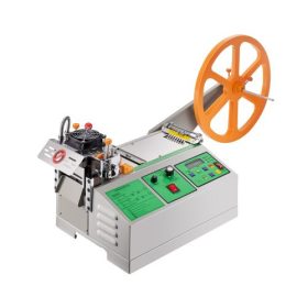   VEVOR automata hevedervágó gép, meleg és hideg szalagvágó gép állítható hőmérséklettel és LCD kijelzővel, cipzárszalag-vágó nejlon hevederekhez, rugalmas szalagokhoz, cipőfűzőkhöz