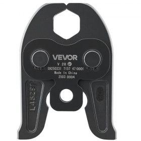   VEVOR V28 préspofa, 28 mm-es préspofa V-típusú rozsdamentes acélcsövekhez, nagy szilárdságú, karbonizált acélból készült krimpelőpofák, kompatibilisek a standard présszerszámokkal