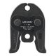 VEVOR V12 préspofa, 12 mm-es préspofa V-típusú rozsdamentes acélcsövekhez, nagy szilárdságú, karbonizált acélból készült krimpelőpofák, kompatibilisek a standard présszerszámokkal