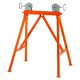 VEVOR csőállvány görgőfejjel 2500 LBS terhelés 2-36 hüvelykes csövekhez 45# acél