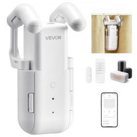   VEVOR automata függönynyitó, alkalmazással és távirányítóval, hubbal együtt, elektromos intelligens függönynyitó, kompatibilis az Alexával és a Google Home-mal, időzített nyitás és zárás, csendes üzemmód, római rudakhoz